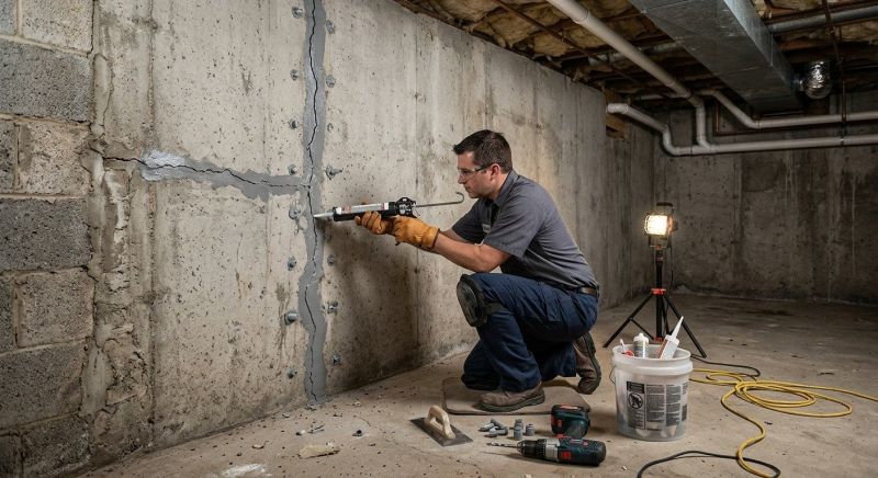 Basement Crack Repair in Palo Alto, CA