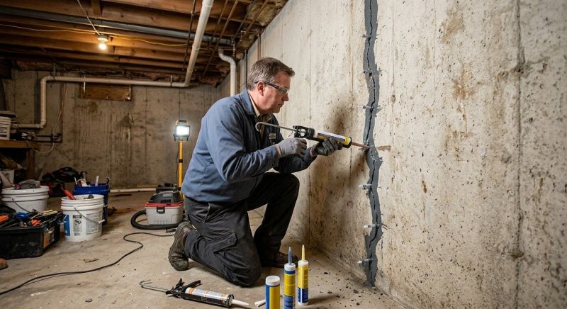Basement Crack Repair in Palo Alto, CA