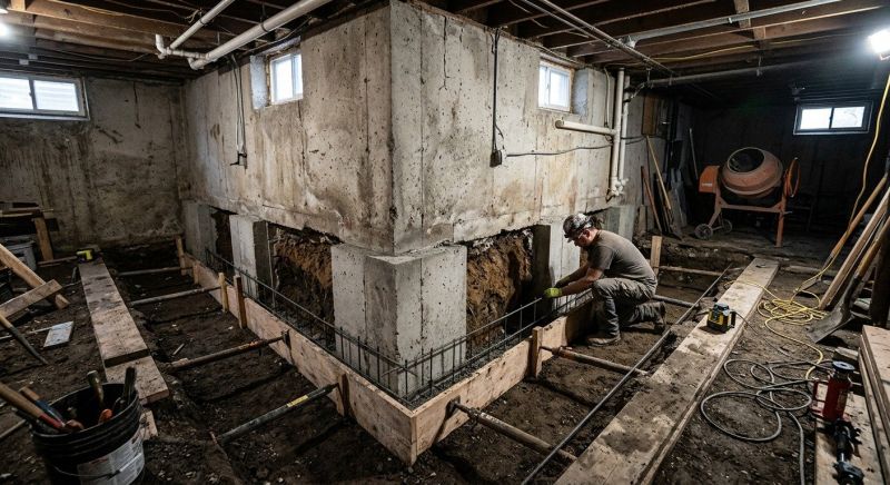 Basement Underpinning in Palo Alto, CA