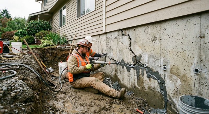Cracked Foundation Repair in Castro Valley, CA