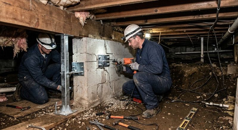 Crawlspace Foundation Repair in Burlingame, CA