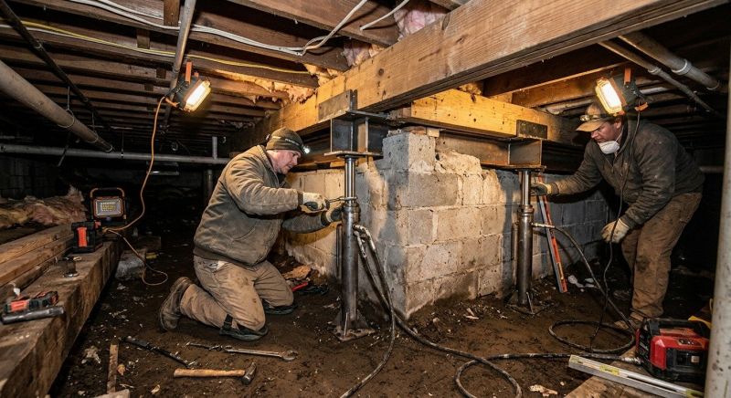 Crawlspace Foundation Repair in Palo Alto, CA
