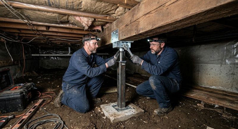 Crawlspace Foundation Repair in Pescadero, CA