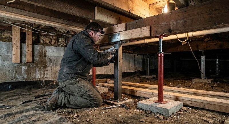 Crawlspace Structural Repair in Palo Alto, CA