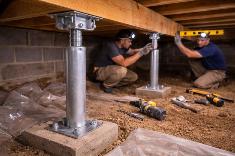 Crawlspace Structural Repair in Palo Alto, CA