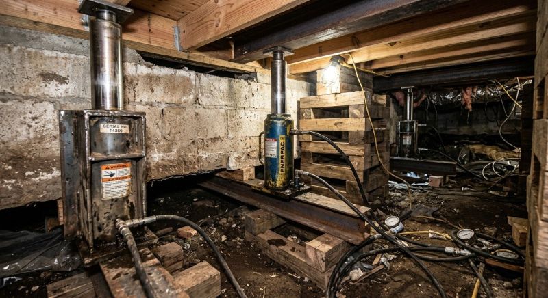 Foundation Jacking in Redwood City, CA