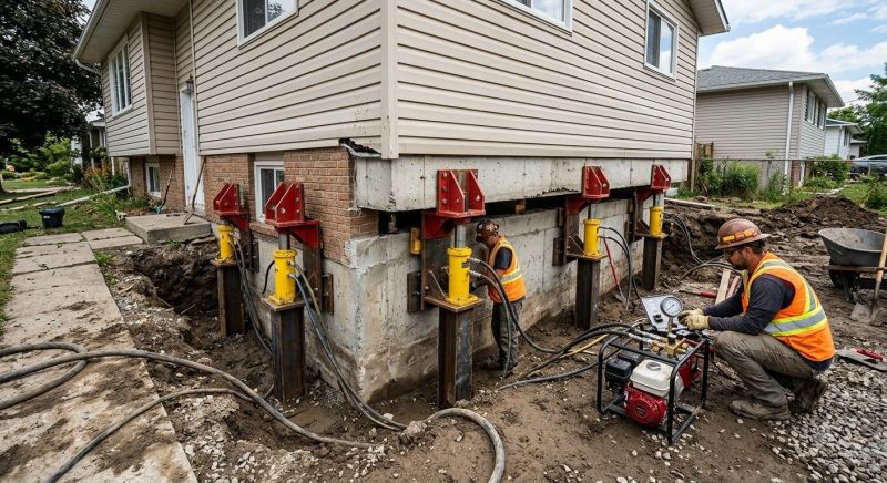 Foundation Lifting in Milpitas, CA