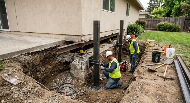 Foundation Pier Repair in Palo Alto, CA