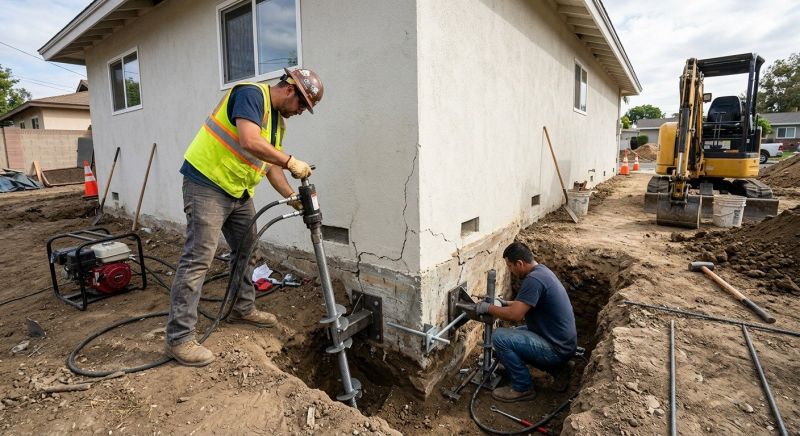Foundation Stabilizing in Newark, CA