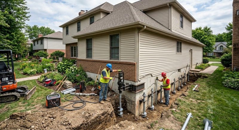 Helical Pile Installation in Palo Alto, CA
