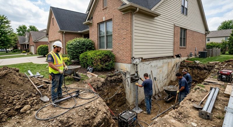 House Foundation Repair in Belmont, CA