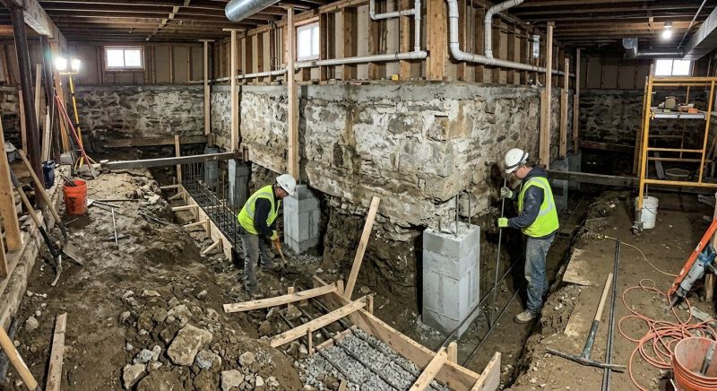 House Underpinning in Palo Alto, CA