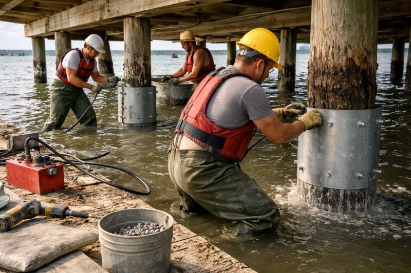 Piling Repair in Brisbane, CA