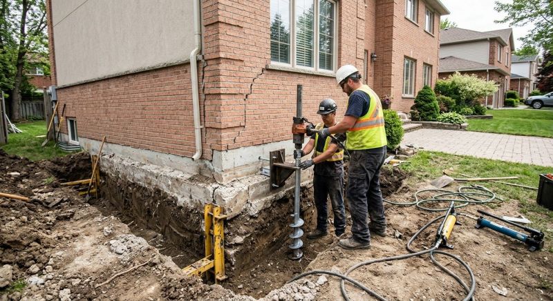 Sinking Foundation Repair in Brisbane, CA